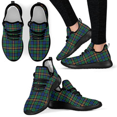 Allison Tartan Plaid Mesh Knit Sneakers