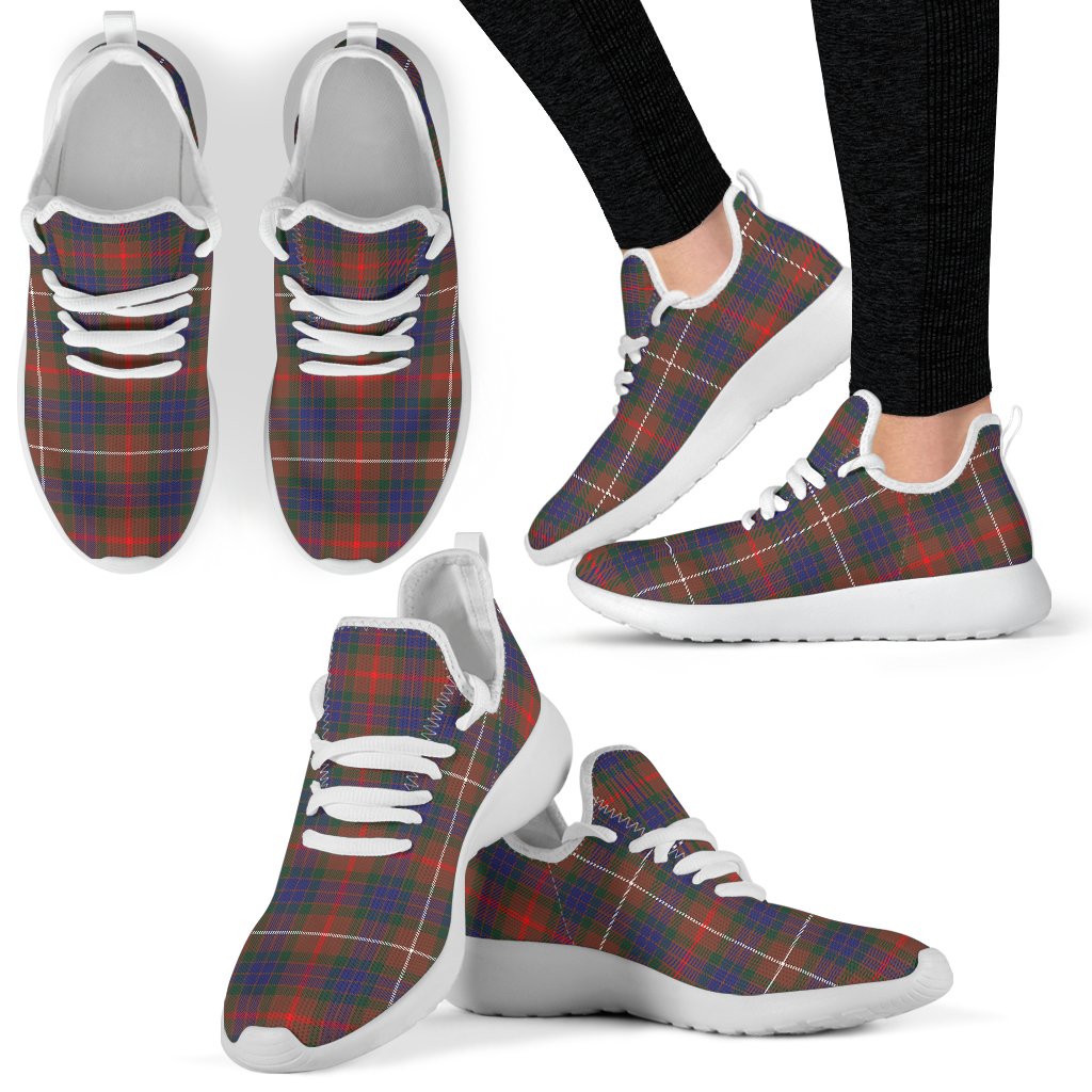 Fraser Hunting Modern Tartan Plaid Mesh Knit Sneakers