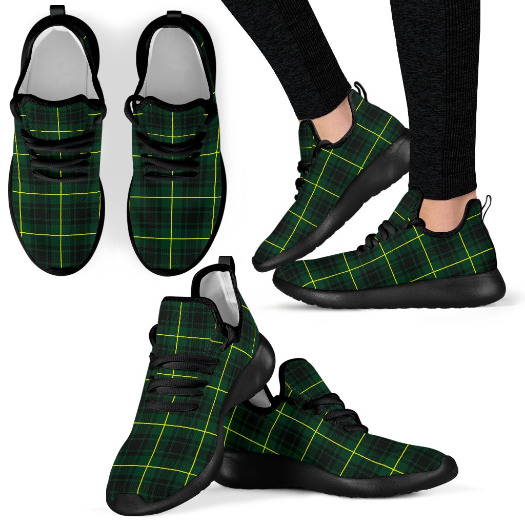 MacArthur Modern Tartan Plaid Mesh Knit Sneakers