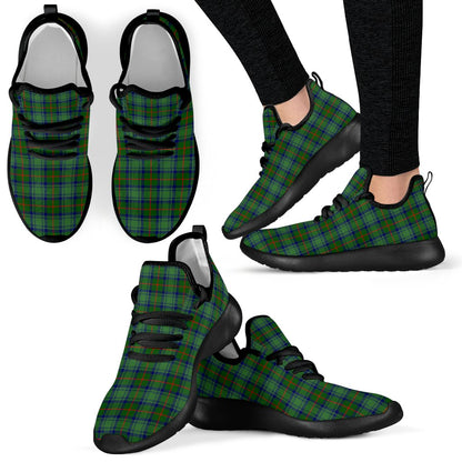 Cranstoun Tartan Plaid Mesh Knit Sneakers