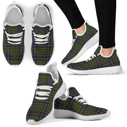 MacMillan Hunting Modern Tartan Plaid Mesh Knit Sneakers