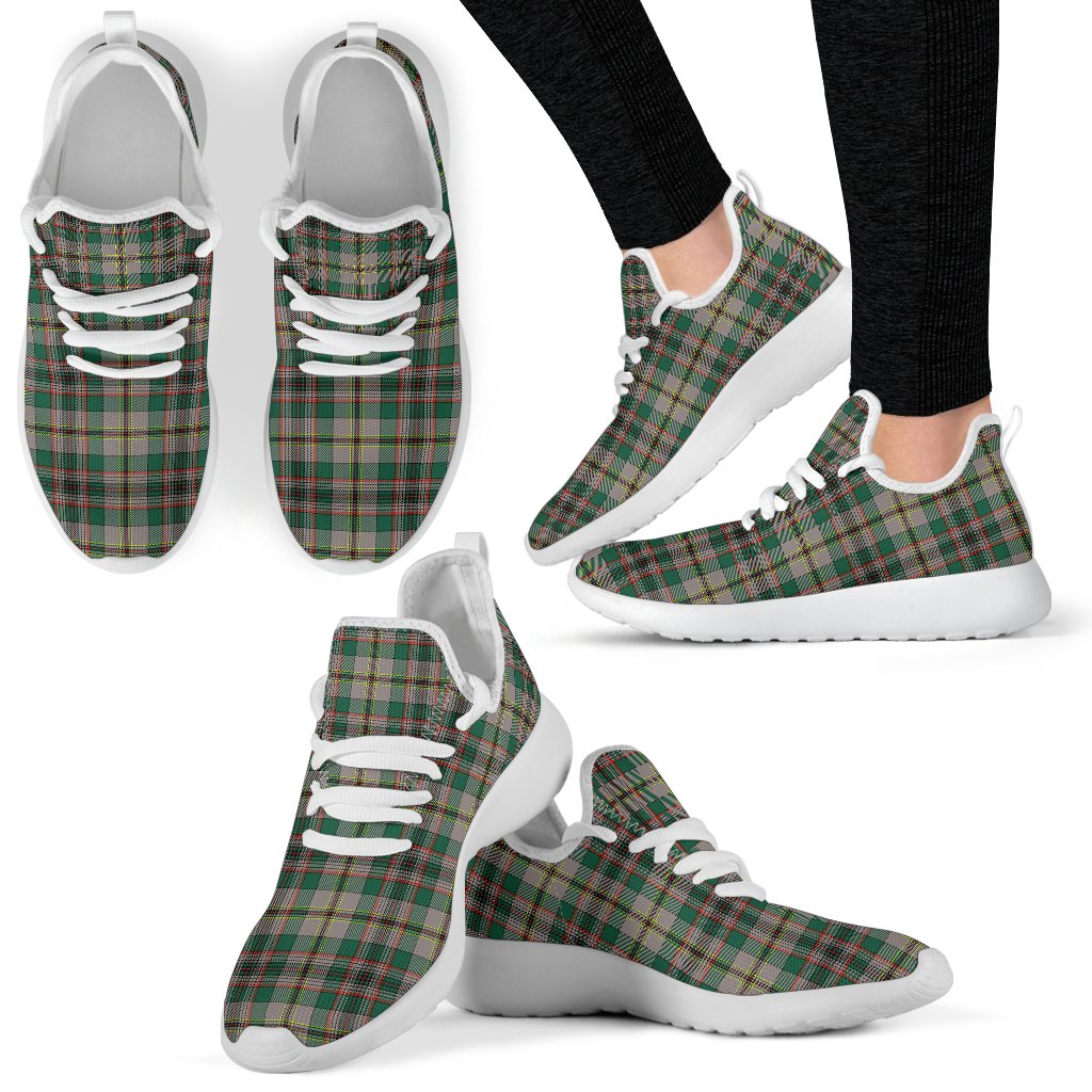 Craig Ancient Tartan Plaid Mesh Knit Sneakers