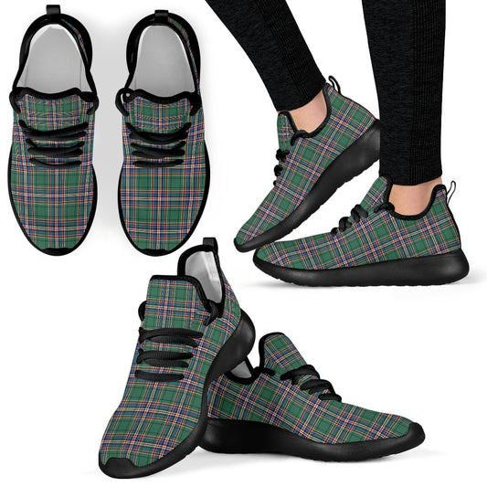 MacFarlane Hunting Ancient Tartan Plaid Mesh Knit Sneakers