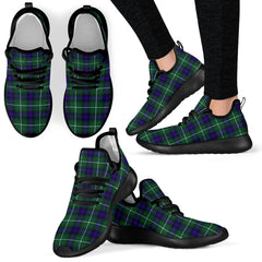 MacDonald of the Isles Hunting Modern Tartan Plaid Mesh Knit Sneakers