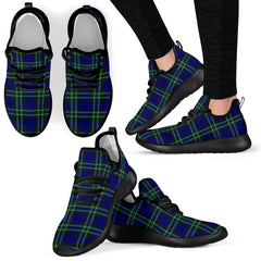 Arbuthnot Modern Tartan Plaid Mesh Knit Sneakers