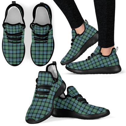 Melville Tartan Plaid Mesh Knit Sneakers