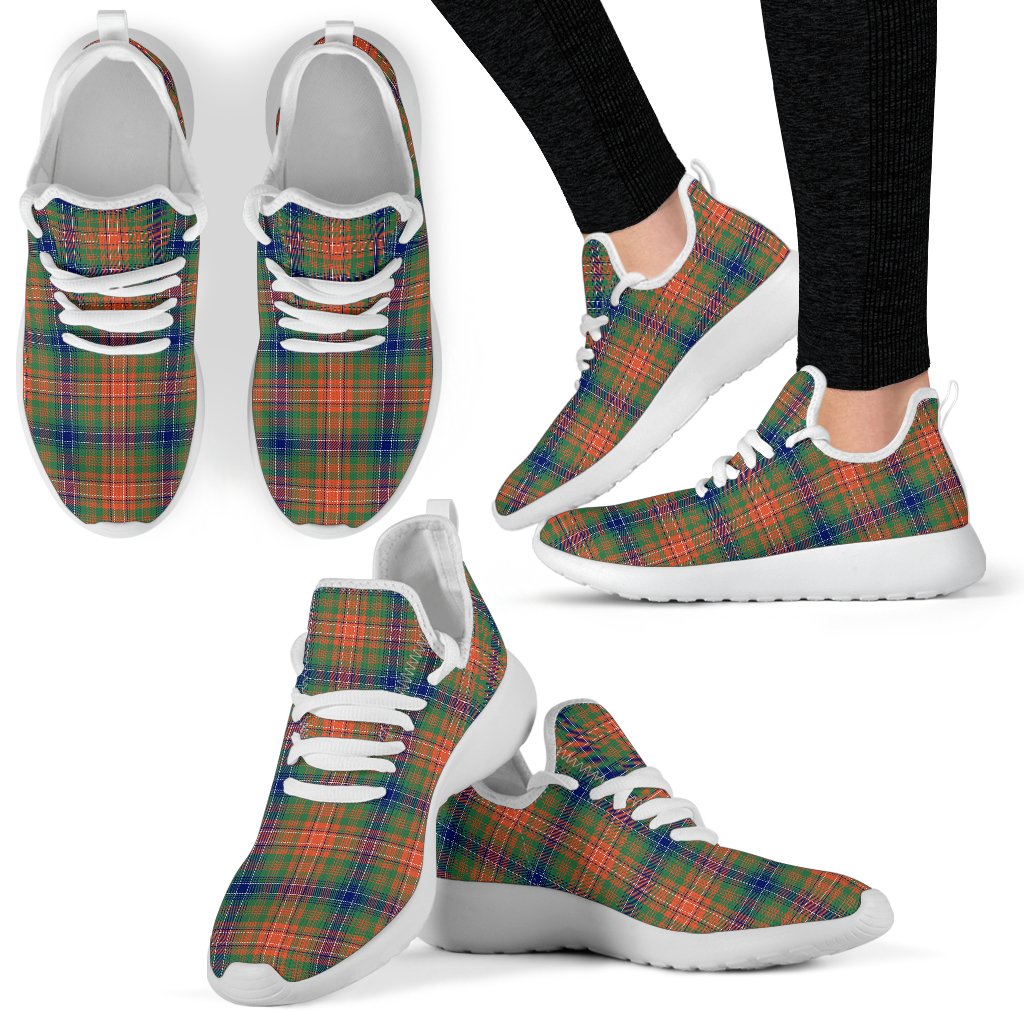 Wilson Ancient Tartan Plaid Mesh Knit Sneakers