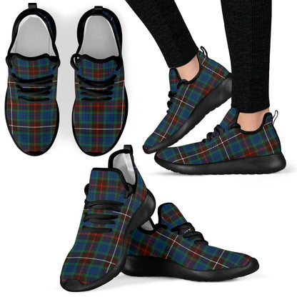 Fraser Hunting Tartan Plaid Mesh Knit Sneakers