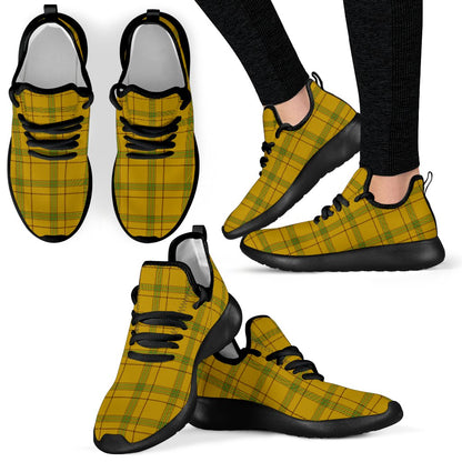 Houston Tartan Plaid Mesh Knit Sneakers