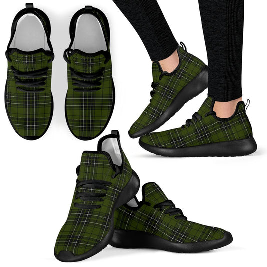 MacLean Hunting Tartan Plaid Mesh Knit Sneakers