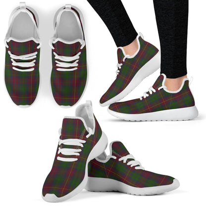 Cairns Tartan Plaid Mesh Knit Sneakers