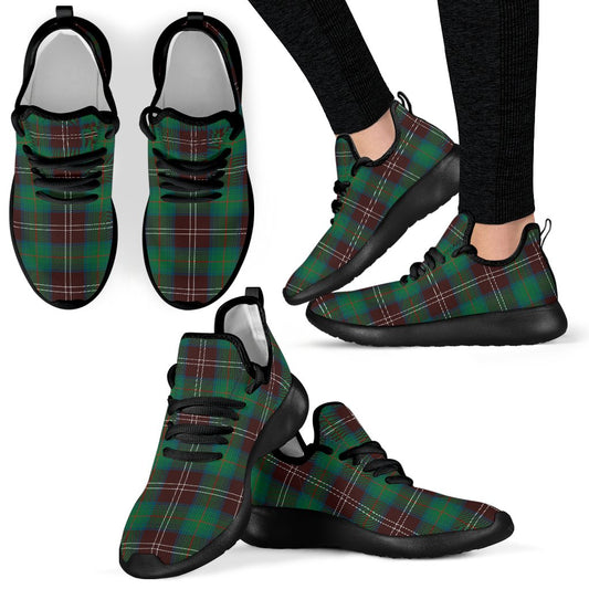 Chisholm Hunting Ancient Tartan Plaid Mesh Knit Sneakers