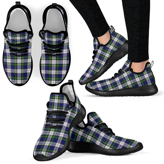 Gordon Dress Modern Tartan Plaid Mesh Knit Sneakers