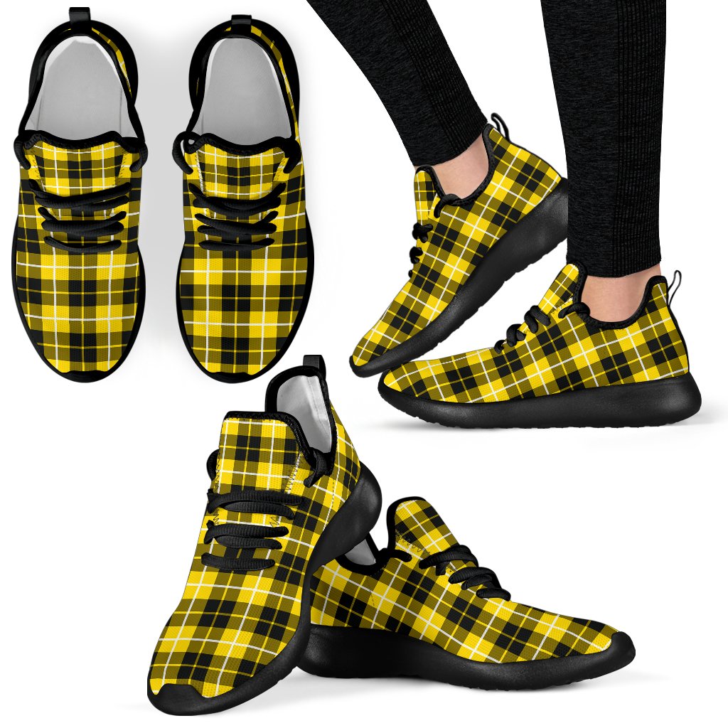 Barclay Dress Modern Tartan Plaid Mesh Knit Sneakers