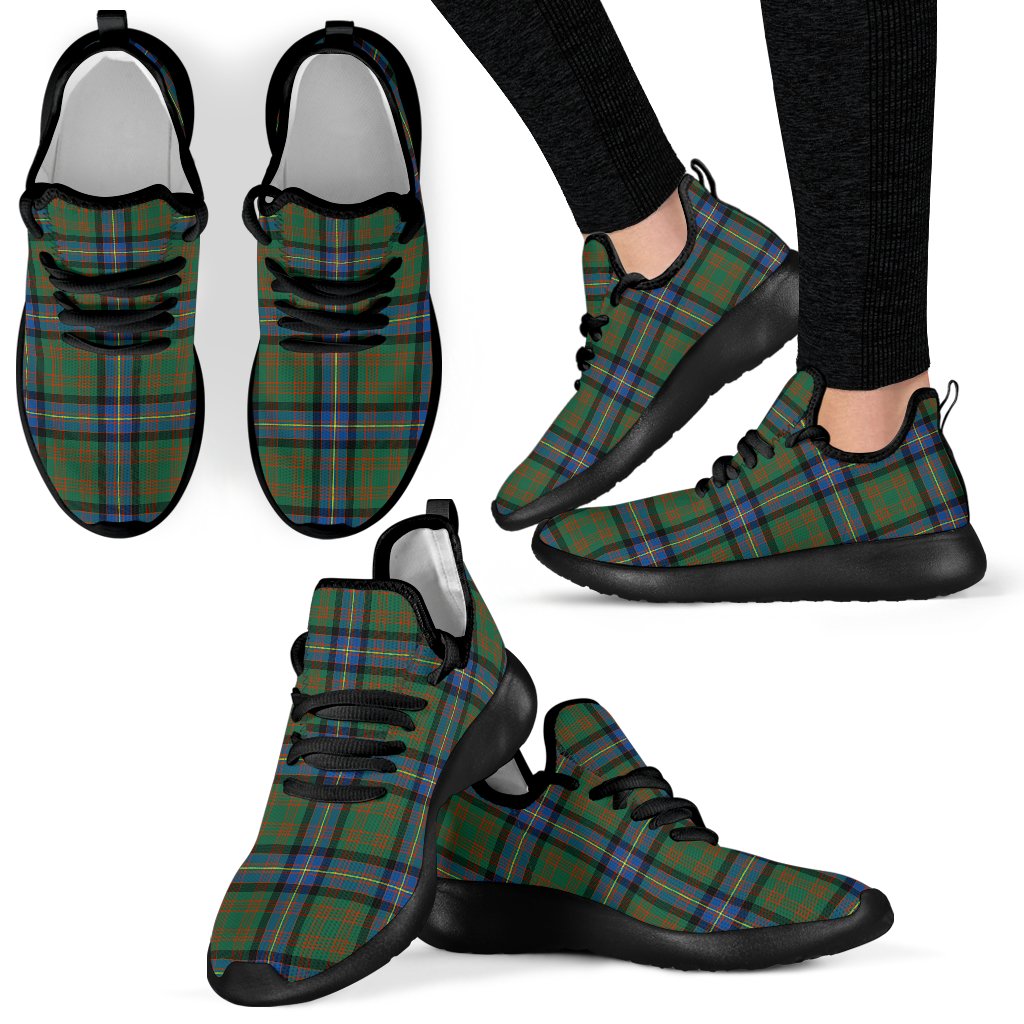 Cochrane Ancient Tartan Plaid Mesh Knit Sneakers