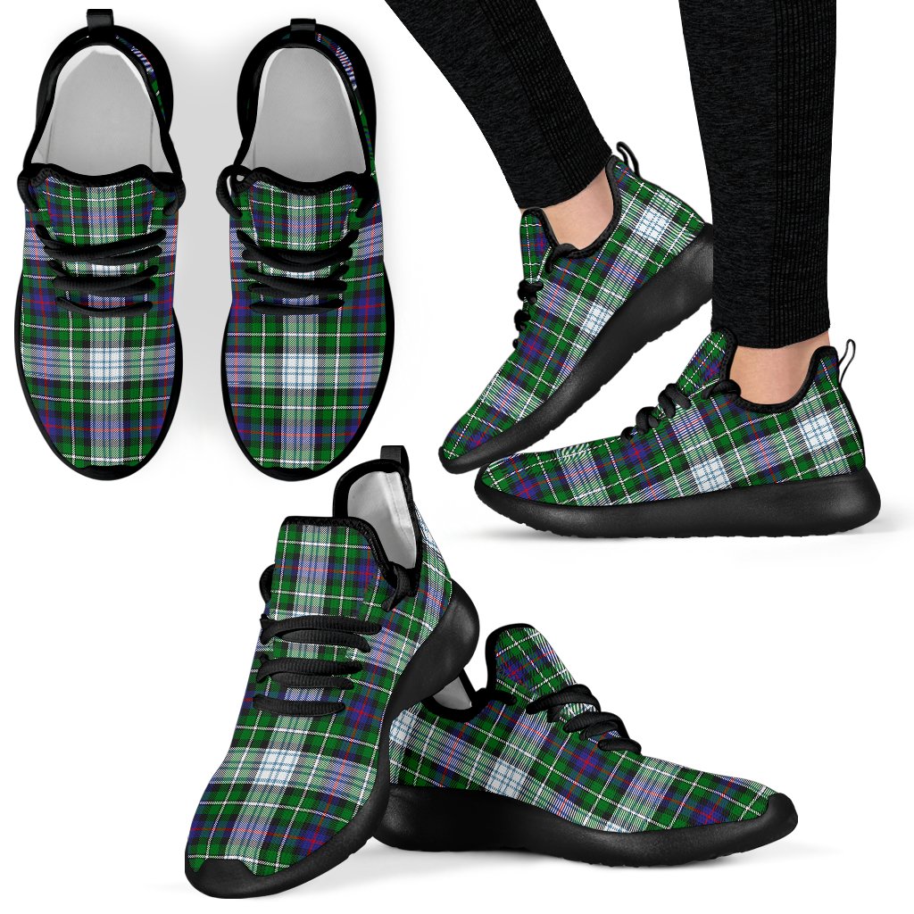 MacKenzie Dress Modern Tartan Plaid Mesh Knit Sneakers