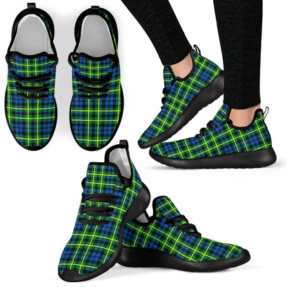 Campbell of Breadalbane Ancient Tartan Plaid Mesh Knit Sneakers