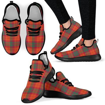 MacNab Ancient Tartan Plaid Mesh Knit Sneakers