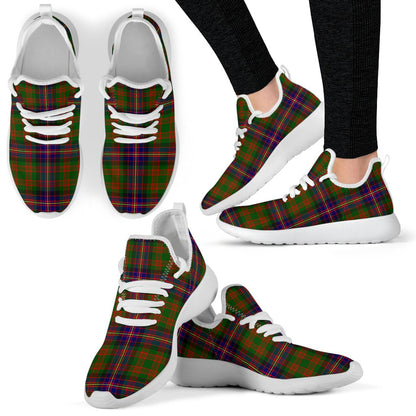 Cochrane Modern Tartan Plaid Mesh Knit Sneakers