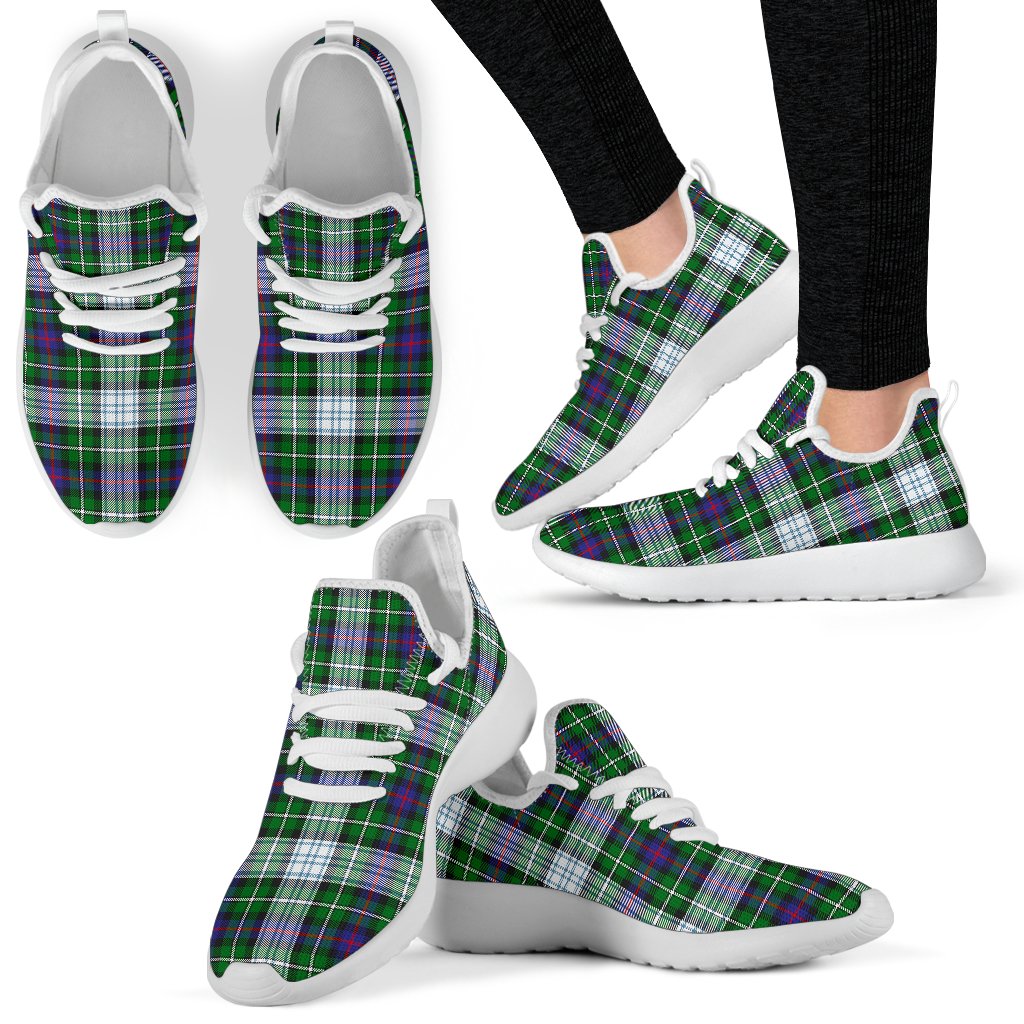 MacKenzie Dress Modern Tartan Plaid Mesh Knit Sneakers