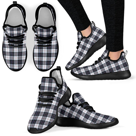 MacRae Dress Modern Tartan Plaid Mesh Knit Sneakers