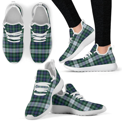 MacKenzie Dress Ancient Tartan Plaid Mesh Knit Sneakers