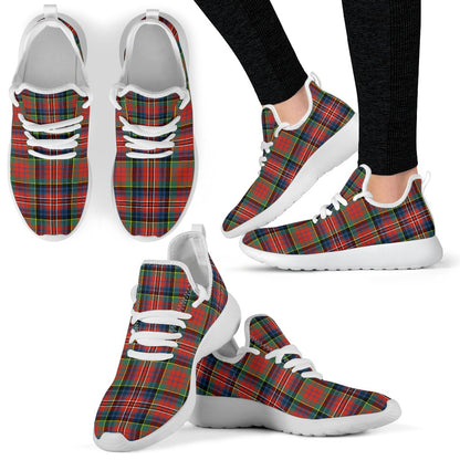 MacPherson Ancient Tartan Plaid Mesh Knit Sneakers