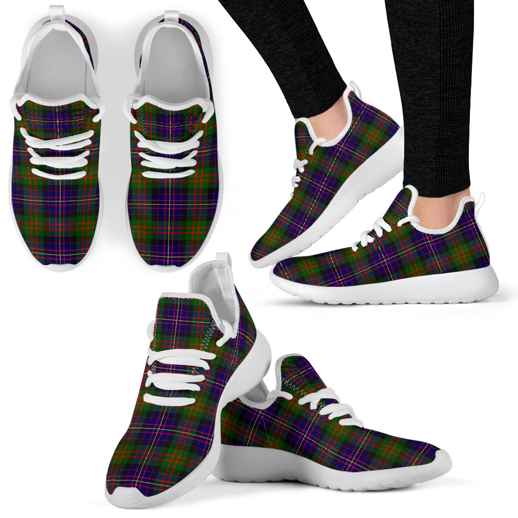 Cameron of Erracht Modern Tartan Plaid Mesh Knit Sneakers