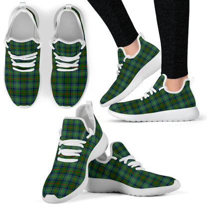 Cranstoun Tartan Plaid Mesh Knit Sneakers