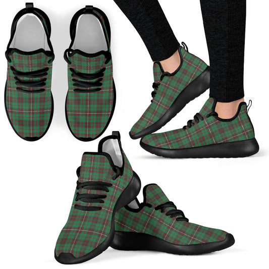 MacKinnon Hunting Ancient Tartan Plaid Mesh Knit Sneakers