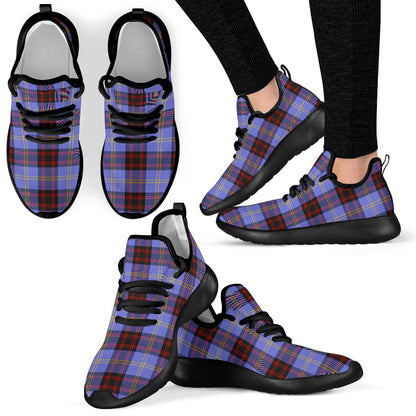 Rutherford Tartan Plaid Mesh Knit Sneakers