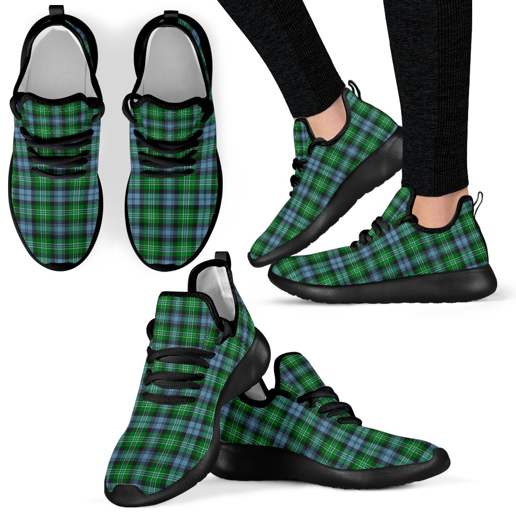 Arbuthnot Ancient Tartan Plaid Mesh Knit Sneakers