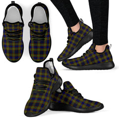 Clelland Modern Tartan Plaid Mesh Knit Sneakers