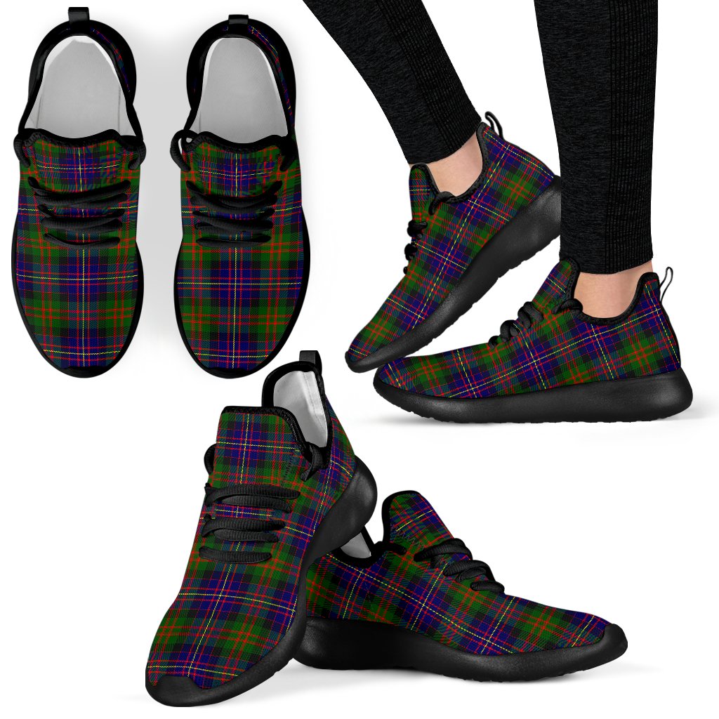 Cameron of Erracht Modern Tartan Plaid Mesh Knit Sneakers