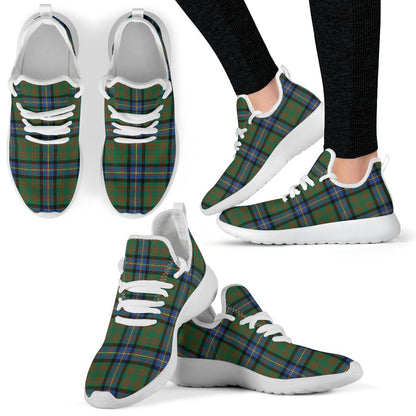 Cochrane Ancient Tartan Plaid Mesh Knit Sneakers