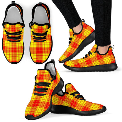 MacMillan Clan Tartan Plaid Mesh Knit Sneakers