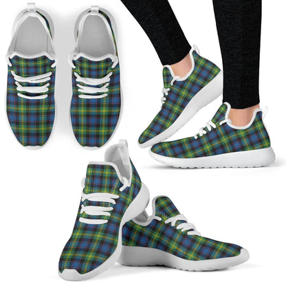 Watson Ancient Tartan Plaid Mesh Knit Sneakers