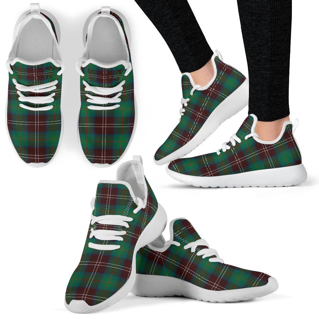 Chisholm Hunting Ancient Tartan Plaid Mesh Knit Sneakers