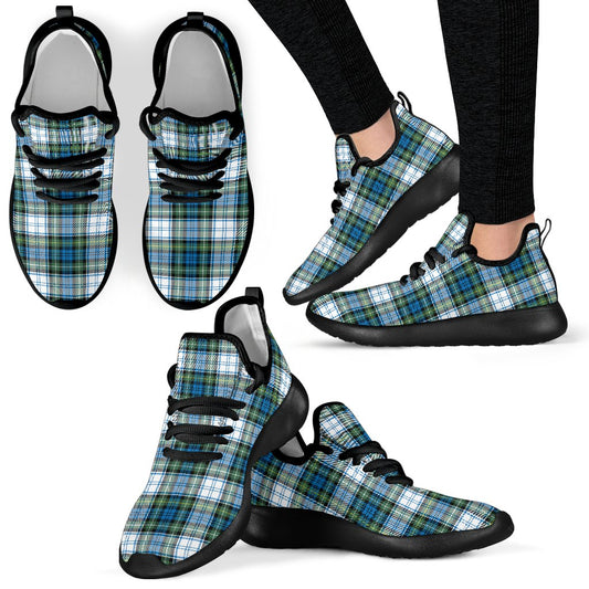 Campbell Dress Ancient Tartan Plaid Mesh Knit Sneakers