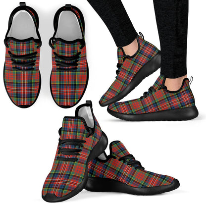 MacPherson Ancient Tartan Plaid Mesh Knit Sneakers