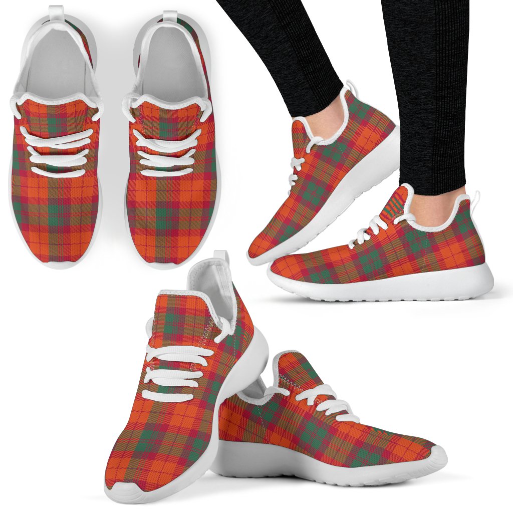 MacNab Ancient Tartan Plaid Mesh Knit Sneakers