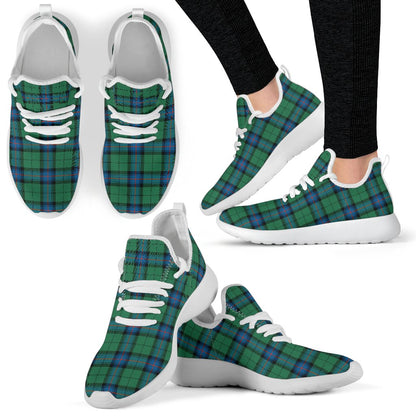 Armstrong Ancient Tartan Plaid Mesh Knit Sneakers