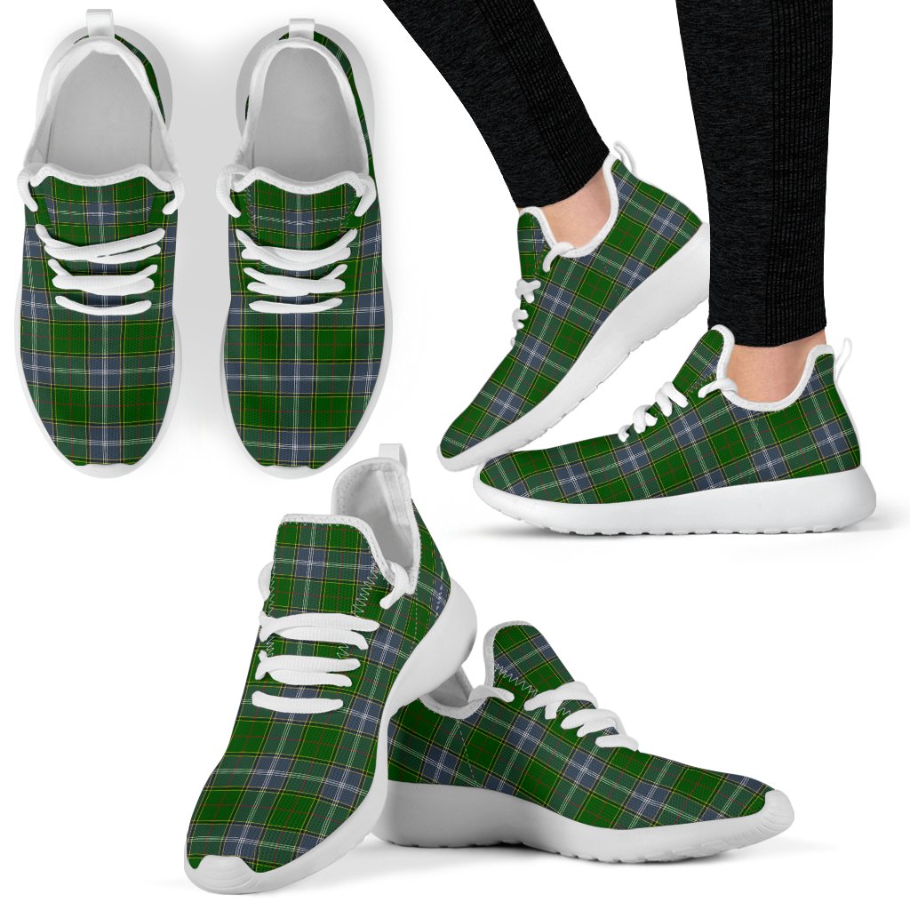 Pringle Tartan Plaid Mesh Knit Sneakers