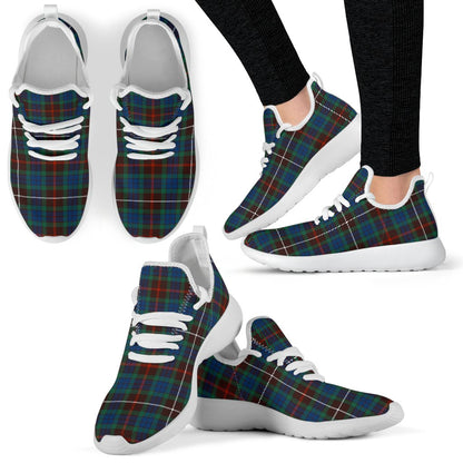 Fraser Hunting Tartan Plaid Mesh Knit Sneakers