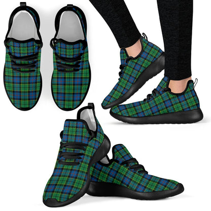 Forsyth Ancient Tartan Plaid Mesh Knit Sneakers