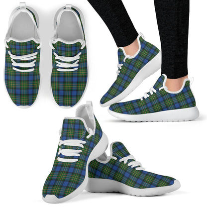 MacLaren Ancient Tartan Plaid Mesh Knit Sneakers