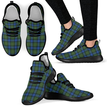 MacLaren Ancient Tartan Plaid Mesh Knit Sneakers