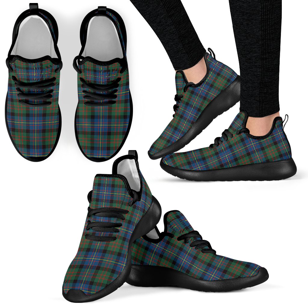 Cameron of Erracht Ancient Tartan Plaid Mesh Knit Sneakers