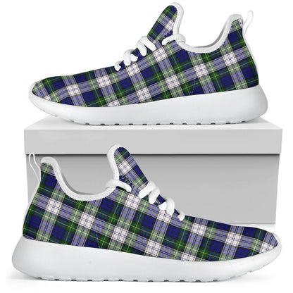 Gordon Dress Modern Tartan Plaid Mesh Knit Sneakers