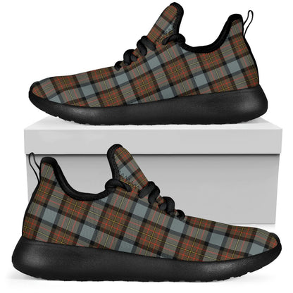 MacLaren Weathered Tartan Plaid Mesh Knit Sneakers